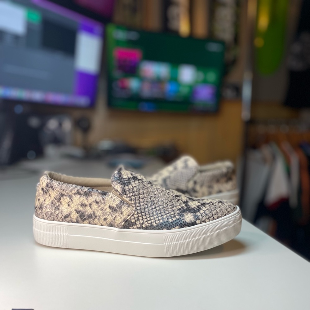 Steve Madden Sneakers Gills Snake Embossed Platfo… - image 7